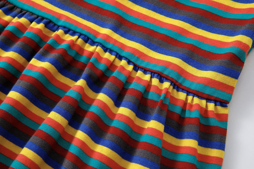 Hazel Rainbow Super Soft Cotton Baby Child Dress-4